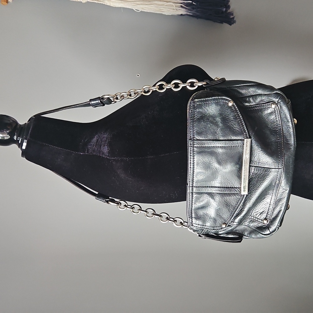 B Makowsky Chain Strap Shoulder Bag